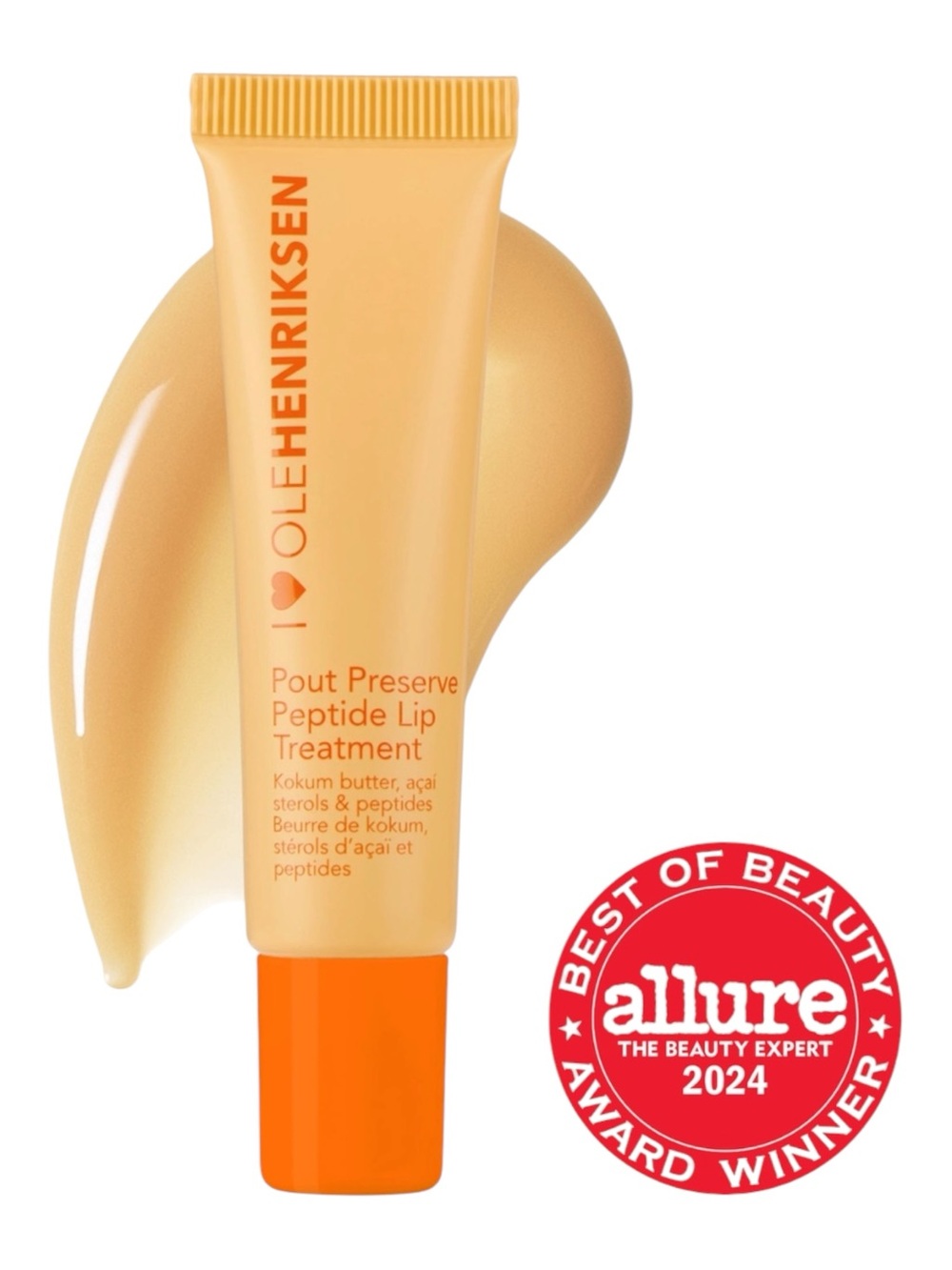 BNIB Ole Henriksen Pout Preserve Peptide Lip Treatment Citrus Sunshine